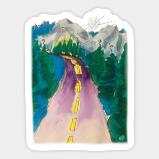 Road Tripping Sticker